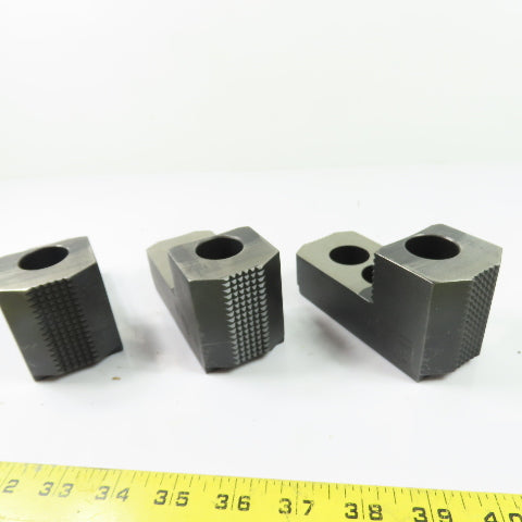 Dillon AB12-1RJ Reversible Serrated Lathe Chuck Jaws 4-3/4" x 2" x 2-1/2" Tall