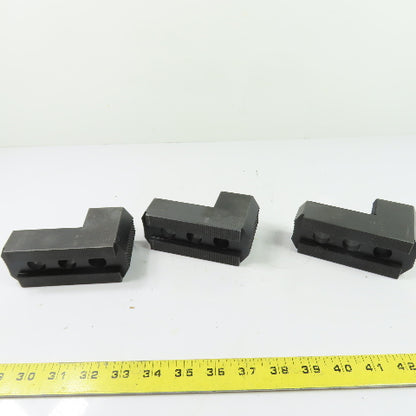Dillon AB12-1RJ Reversible Serrated Lathe Chuck Jaws 4-3/4" x 2" x 2-1/2" Tall