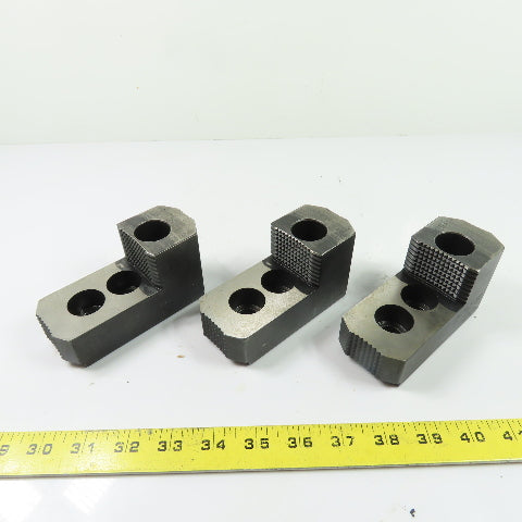 Dillon AB12-1RJ Reversible Serrated Lathe Chuck Jaws 4-3/4" x 2" x 2-1/2" Tall
