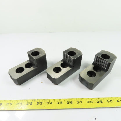 Dillon AB12-1RJ Reversible Serrated Lathe Chuck Jaws 4-3/4" x 2" x 2-1/2" Tall