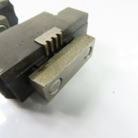 DACO DT 12 RJ MIL 12" Reversable Serrated Lathe Chuck Jaws 5"x 1-3/4"x 2-5/8" H