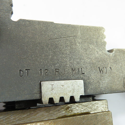 DACO DT 12 RJ MIL 12" Reversable Serrated Lathe Chuck Jaws 5"x 1-3/4"x 2-5/8" H