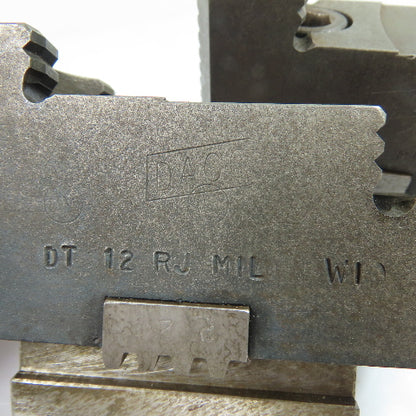 DACO DT 12 RJ MIL 12" Reversable Serrated Lathe Chuck Jaws 5"x 1-3/4"x 2-5/8" H