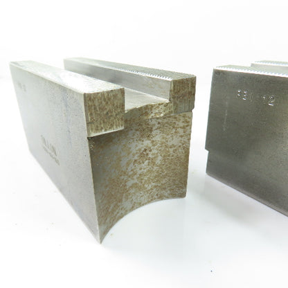 Dillon PBI12 Serrated Lathe Chuck Jaws 4.5" x 2" x 2.5" H Lot Of 3
