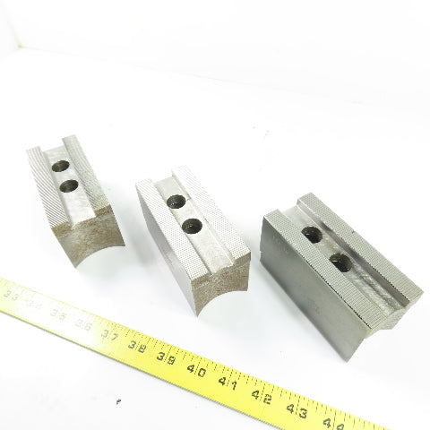 Dillon PBI12 Serrated Lathe Chuck Jaws 4.5" x 2" x 2.5" H Lot Of 3