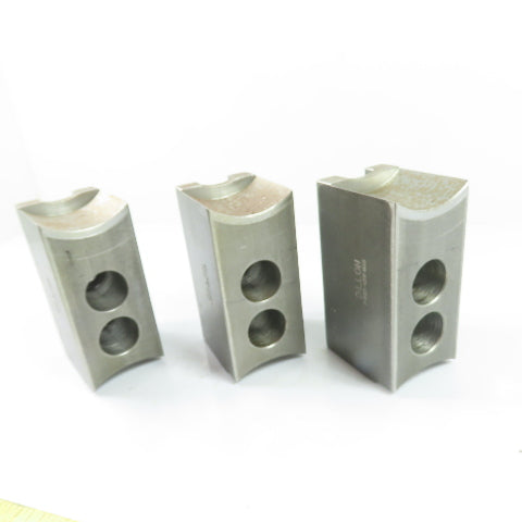 Dillon PBI12 Serrated Lathe Chuck Jaws 4.5" x 2" x 2.5" H Lot Of 3
