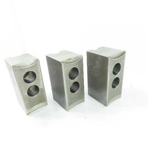 Dillon PBI12 Serrated Steel Lathe Chuck Jaws Set Of 3 4.5" x 2" x 2.5" H