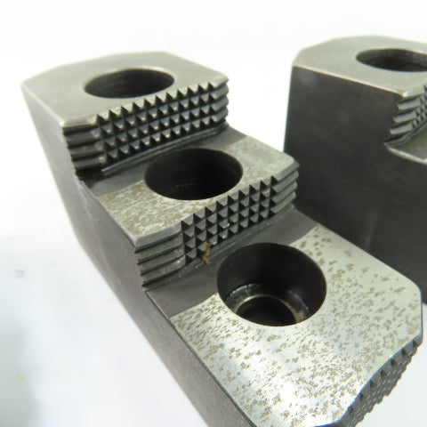 Dillon AB12RJ Serrated Lathe Chuck Jaws 4.75" x 2" x 2.5" H Set Of 3