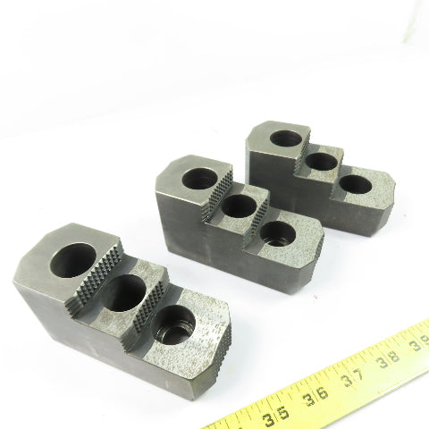 Dillon AB12RJ Serrated Lathe Chuck Jaws 4.75" x 2" x 2.5" H Set Of 3