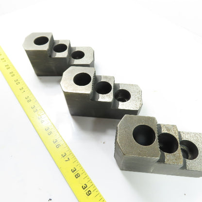 Dillon AB12RJ Serrated Lathe Chuck Jaws 4.75" x 2" x 2.5" H Set Of 3