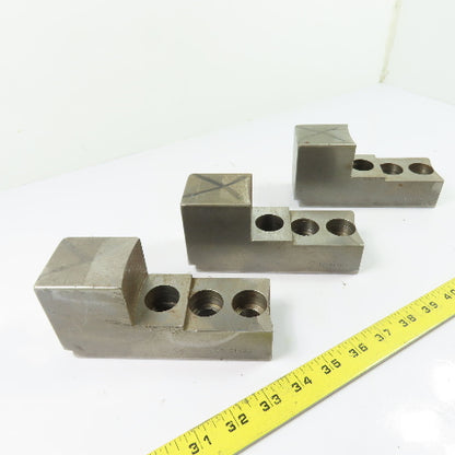 Dillon PB112 CT Serrated Lathe Chuck Jaws 6" x 2" x 3" H Set Of 3
