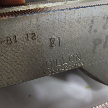 Dillon PBI12 Serrated Lathe Chuck Jaws Set Of 3 4.5" x 2" x 2.5"