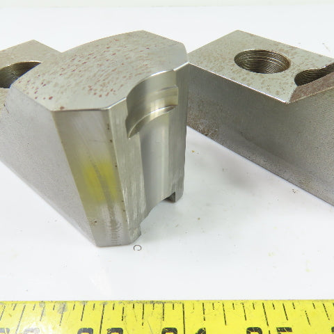 Dillon PBI12 Serrated Lathe Chuck Jaws Set Of 3 4.5" x 2" x 2.5"