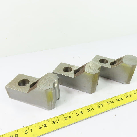 Dillon PBI12 Serrated Lathe Chuck Jaws Set Of 3 4.5" x 2" x 2.5"