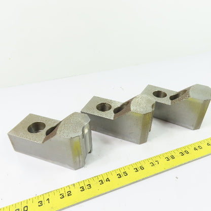 Dillon PBI12 Serrated Lathe Chuck Jaws Set Of 3 4.5" x 2" x 2.5"