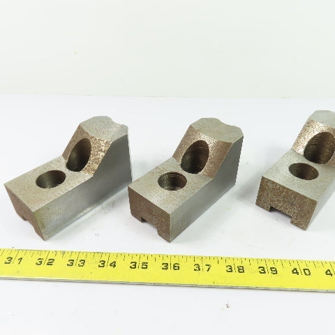 Dillon PBI12 Serrated Lathe Chuck Jaws Set Of 3 4.5" x 2" x 2.5"
