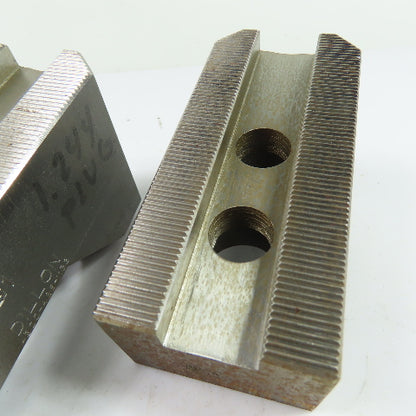 Dillon PBI12 Serrated Lathe Chuck Jaws Set Of 3 4.5" x 2" x 2.5"