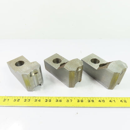 Dillon PBI12 Serrated Lathe Chuck Jaws Set Of 3 4.5" x 2" x 2.5"