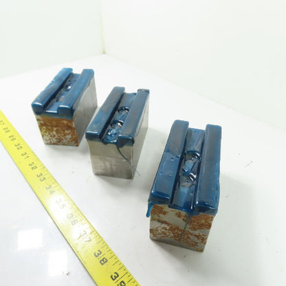 Dillon PBI12 Serrated Lathe Chuck Jaw 4-1/2" x 2" x 2-1/2" H Set Of 3