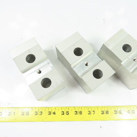N/A Aluminum Serrated Soft Lathe Chuck Jaws 4" x 2" x 2-1/4" H Set Of 3