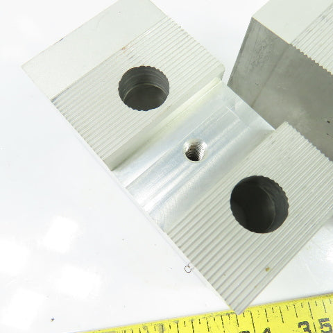 N/A Aluminum Serrated Soft Lathe Chuck Jaws 4" x 2" x 2-1/4" H Set Of 3