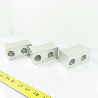 N/A Aluminum Serrated Soft Lathe Chuck Jaws 4" x 2" x 2-1/4" H Set Of 3