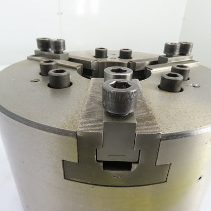 Pratt Burnerd 1749-02420 12" 3-Jaw Self Centering Lathe Power Chuck 4" Hole