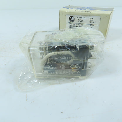 Allen-Bradley 700-HHF62A1 25A DPDT General Purpose Power Relay 120VAC