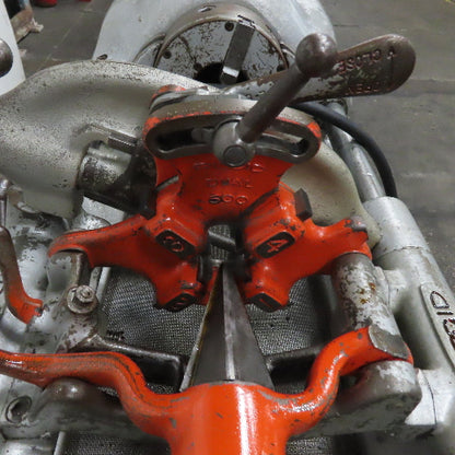 Ridgid 500 Mobile Pipe Threading Machine 110V 1Ph W/ Dies & Accessories