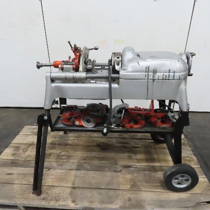 Ridgid 500 Mobile Pipe Threading Machine 110V 1Ph W/ Dies & Accessories