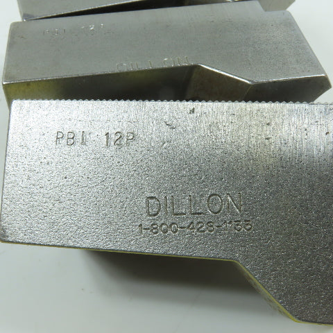 Dillon PBI-12P 12" Serrated Soft Lathe Chuck Jaws 1/16" x 90° Serrated
