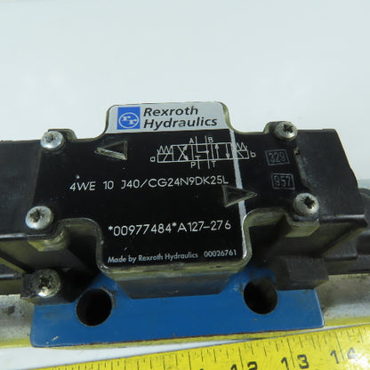 Rexroth Hydraulics 4WE10J40/CG24N9DK25L 4/3 Way Directional Control Valve 24VDC