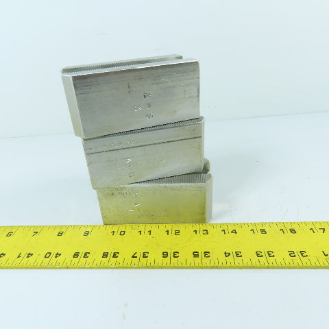 Dillon PB112P 12" Aluminum Serrated Steel Soft Lathe Chuck Top Jaws Set