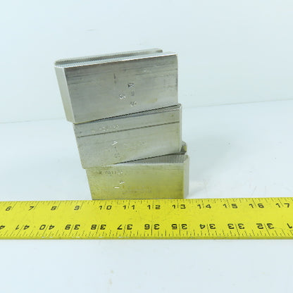 Dillon PB112P 12" Aluminum Serrated Steel Soft Lathe Chuck Top Jaws Set