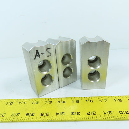 Dillon PB112P 12" Aluminum Serrated Steel Soft Lathe Chuck Top Jaws Set