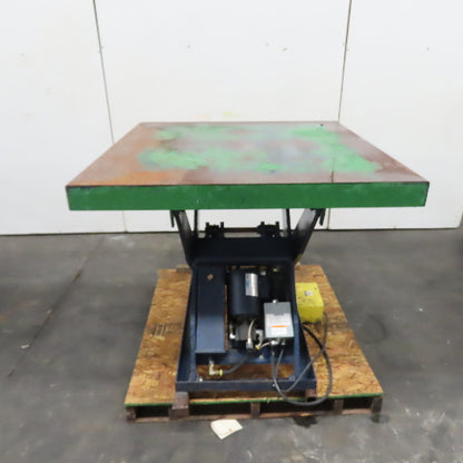1.5 Ton* 3000lb 48" x 48" Electric Scissor Lift Table 115V 1Ph 45.5" Max
