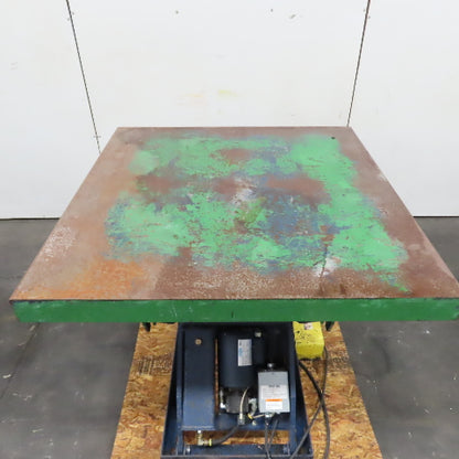 1.5 Ton* 3000lb 48" x 48" Electric Scissor Lift Table 115V 1Ph 45.5" Max