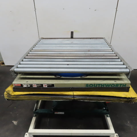 Southworth LS4-36 2 Ton 4000LB Rotating Scissor Lift Table 48" x 48" 115V 1Ph