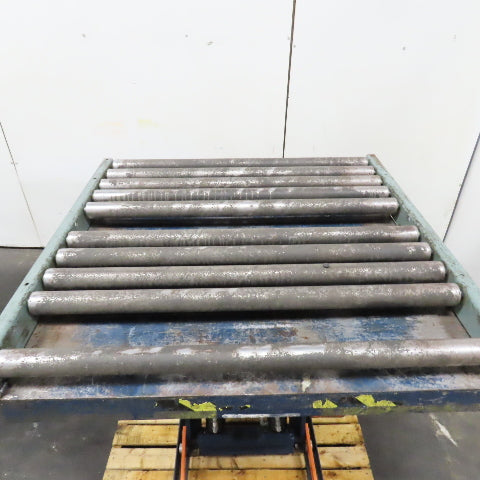 1.5 Ton* 3000lb 48" x 48" Electric Scissor Lift Table 115V 1Ph 46" Max W/Rollers