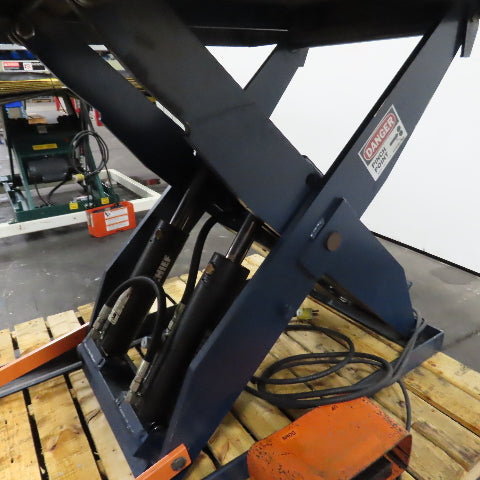 1.5 Ton* 3000lb 48" x 48" Electric Scissor Lift Table 115V 1Ph 46" Max W/Rollers