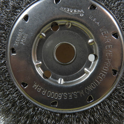 Osborn 21585 6" x 5/8" x .104x1/2-5/8" Wire Brush Wheel 6000RPM Lot Of 8