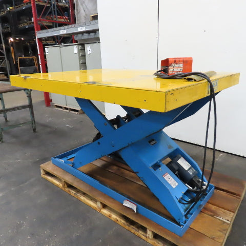 Lift Products LPT-040-48 2Ton 4000LB 64x48" Electric Scissor Lift Table 115V 1Ph