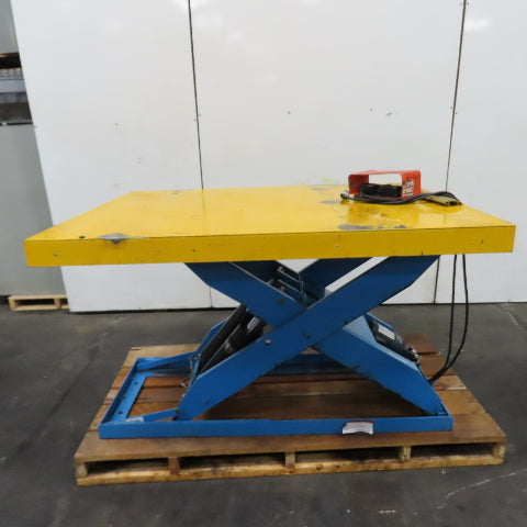 Lift Products LPT-040-48 2Ton 4000LB 64x48" Electric Scissor Lift Table 115V 1Ph