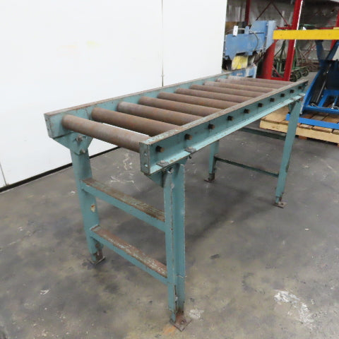 60" x 24" Steel Gravity Roller Conveyor 21" BF 2.5"OD Roller