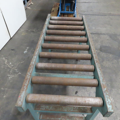 60" x 24" Steel Gravity Roller Conveyor 21" BF 2.5"OD Roller