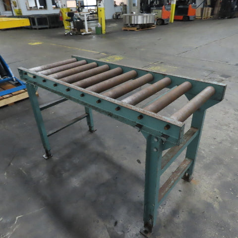 60" x 24" Steel Gravity Roller Conveyor 21" BF 2.5"OD Roller