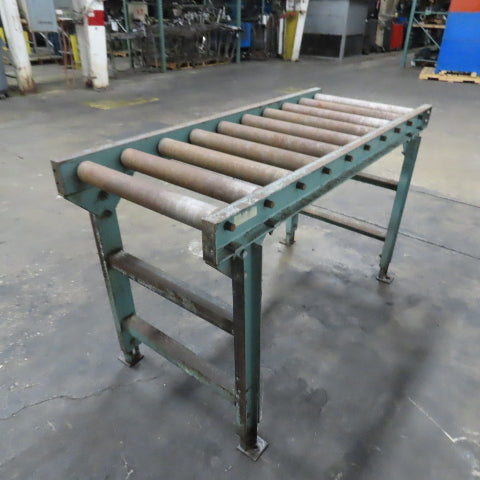 60" x 24" Steel Gravity Roller Conveyor 21" BF 2.5"OD Roller