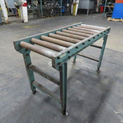60" x 24" Steel Gravity Roller Conveyor 21" BF 2.5"OD Roller
