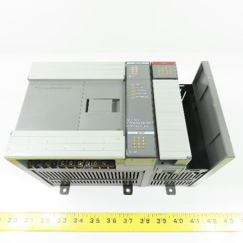 Allen-Bradley 1747-L20A 20 I/O Processor Unit Ser C FRN 6 w/ 1746-A2 2-Slot Rack