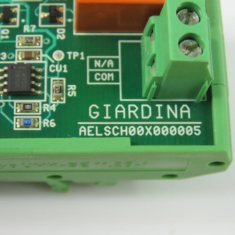 Giardina AELSCH00X000005 24VDC Control Relay Module DIN Rail